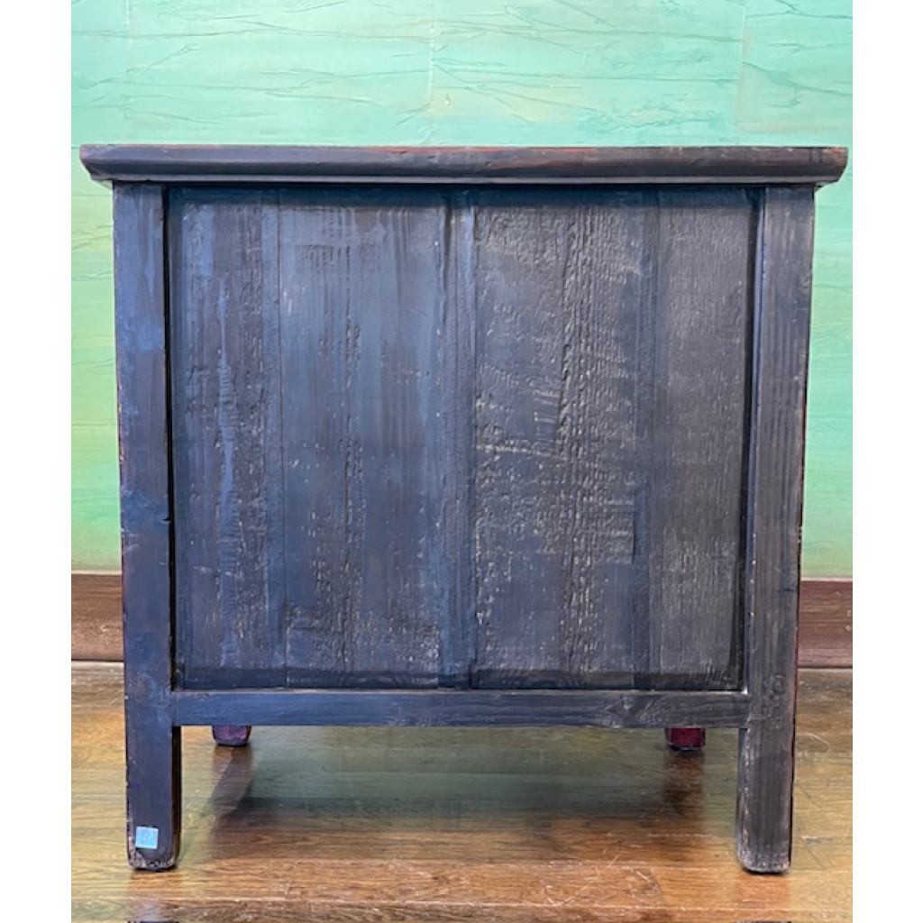 Buffet ancien chinois laque rouge 5