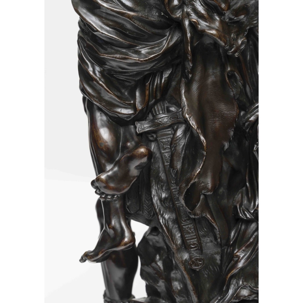 Sculpture en bronze « Enée portant son père Anchise suivi d’Ascagne » 10