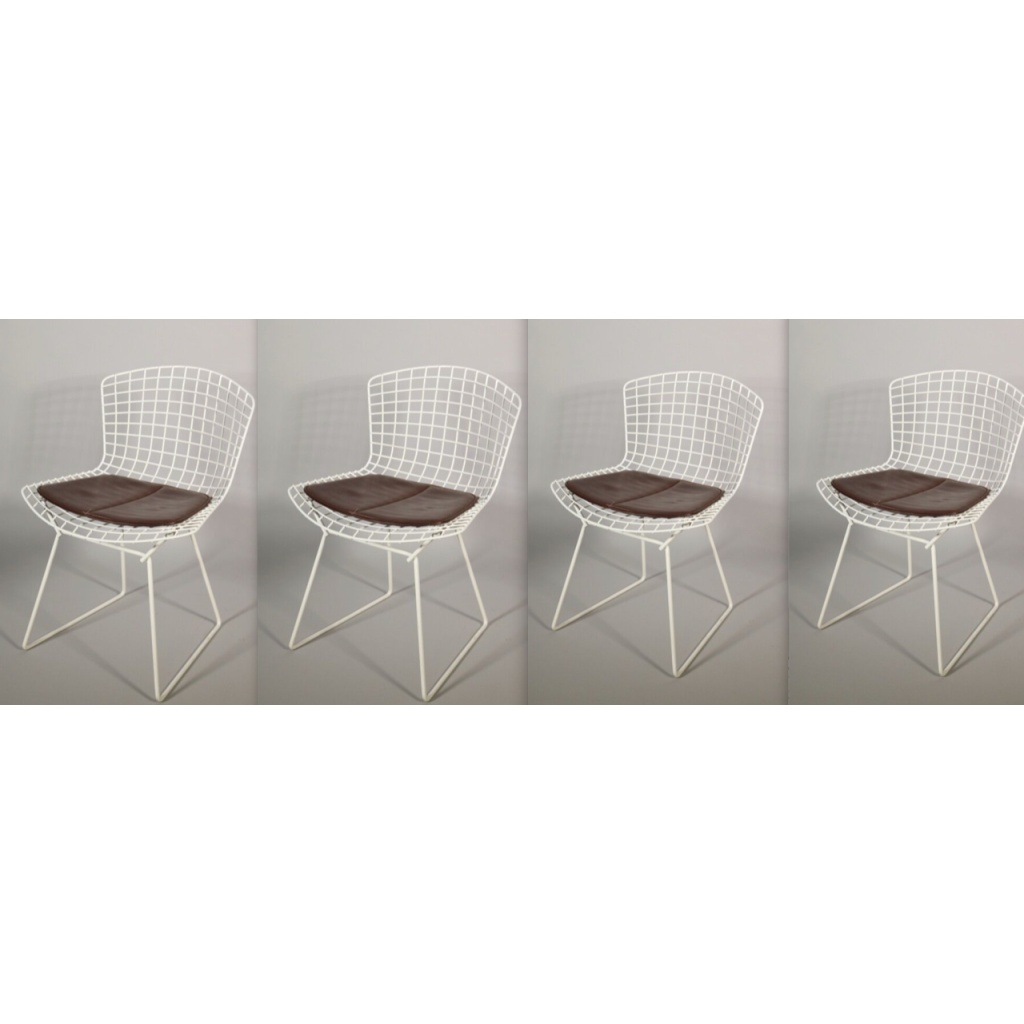 Harry BERTOIA (1915-1978) pour KNOLL INTERNATIONAL, éditeur. 4 Chaises « Diamond » 2