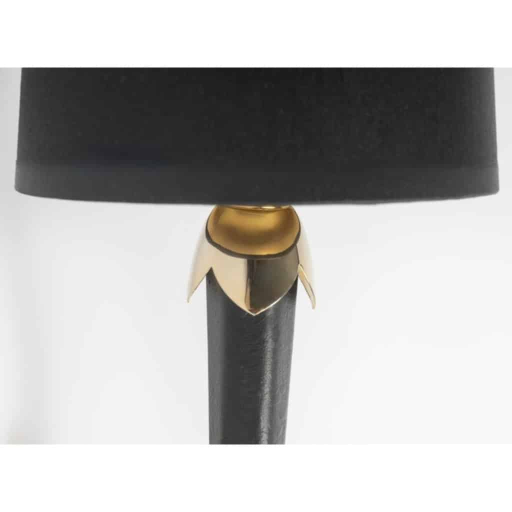 1950 Grande paire d&rsquo;appliques Torchère, Maison Arlus 7