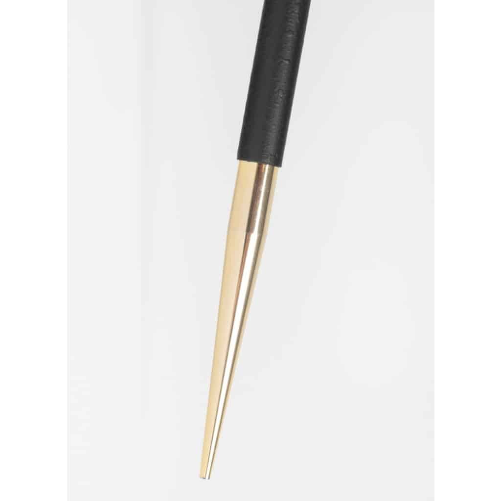 1950 Grande paire d&rsquo;appliques Torchère, Maison Arlus 6