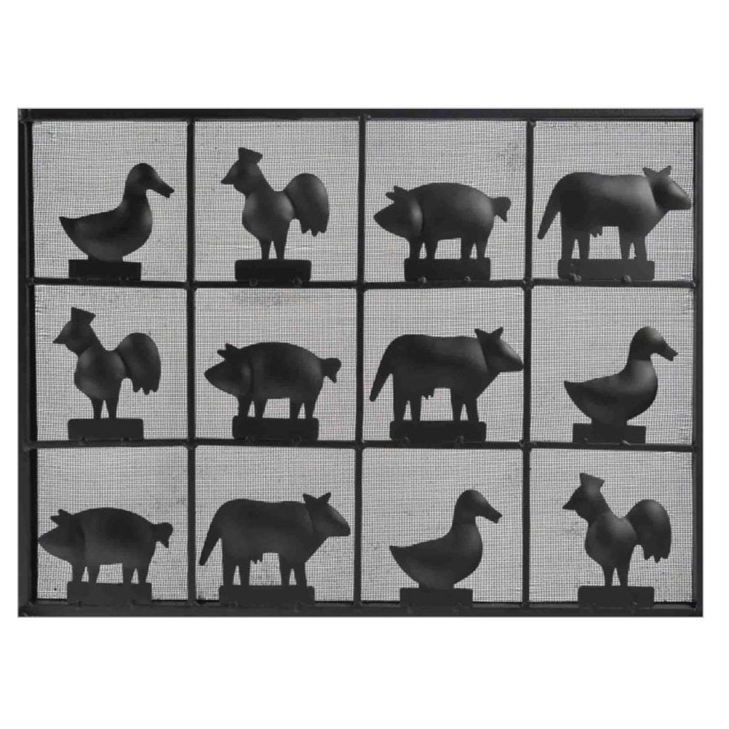 1950 Pare-feu en fer forgé des Ateliers Marolles 4