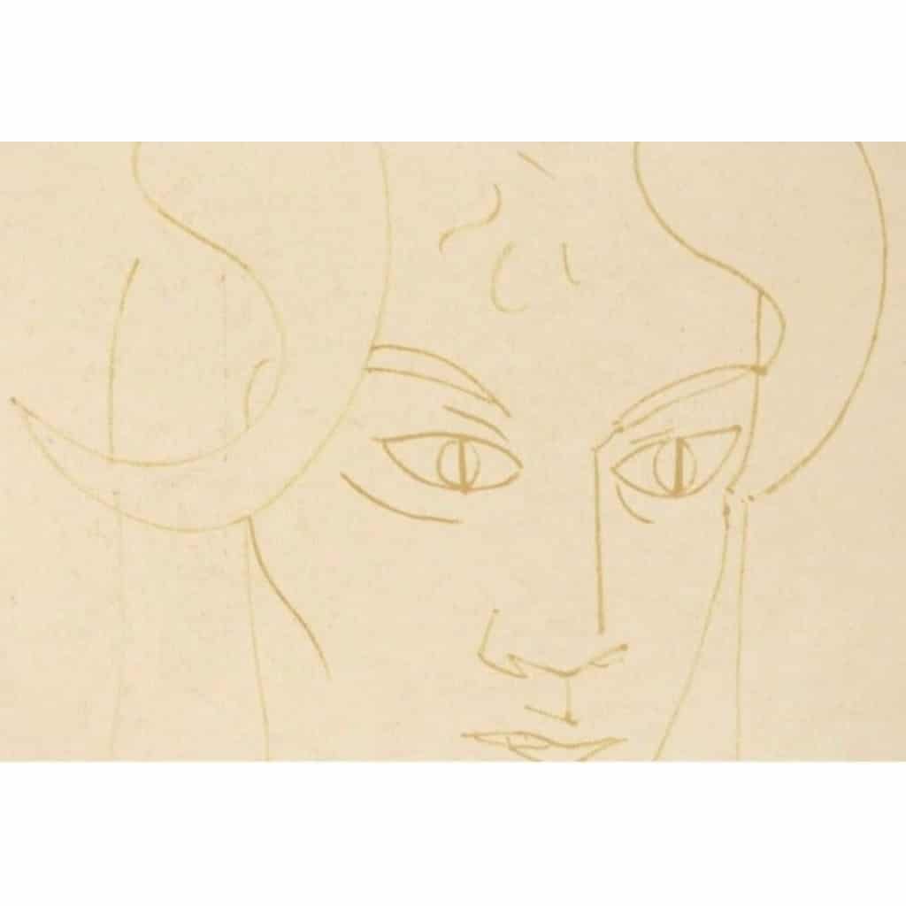 “Le Faune Rêveur” Lithography, Jean Cocteau, 1950 4
