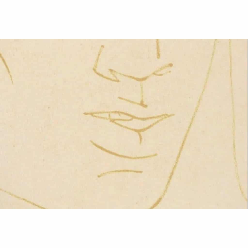 “Le Faune Rêveur” Lithography, Jean Cocteau, 1950 3