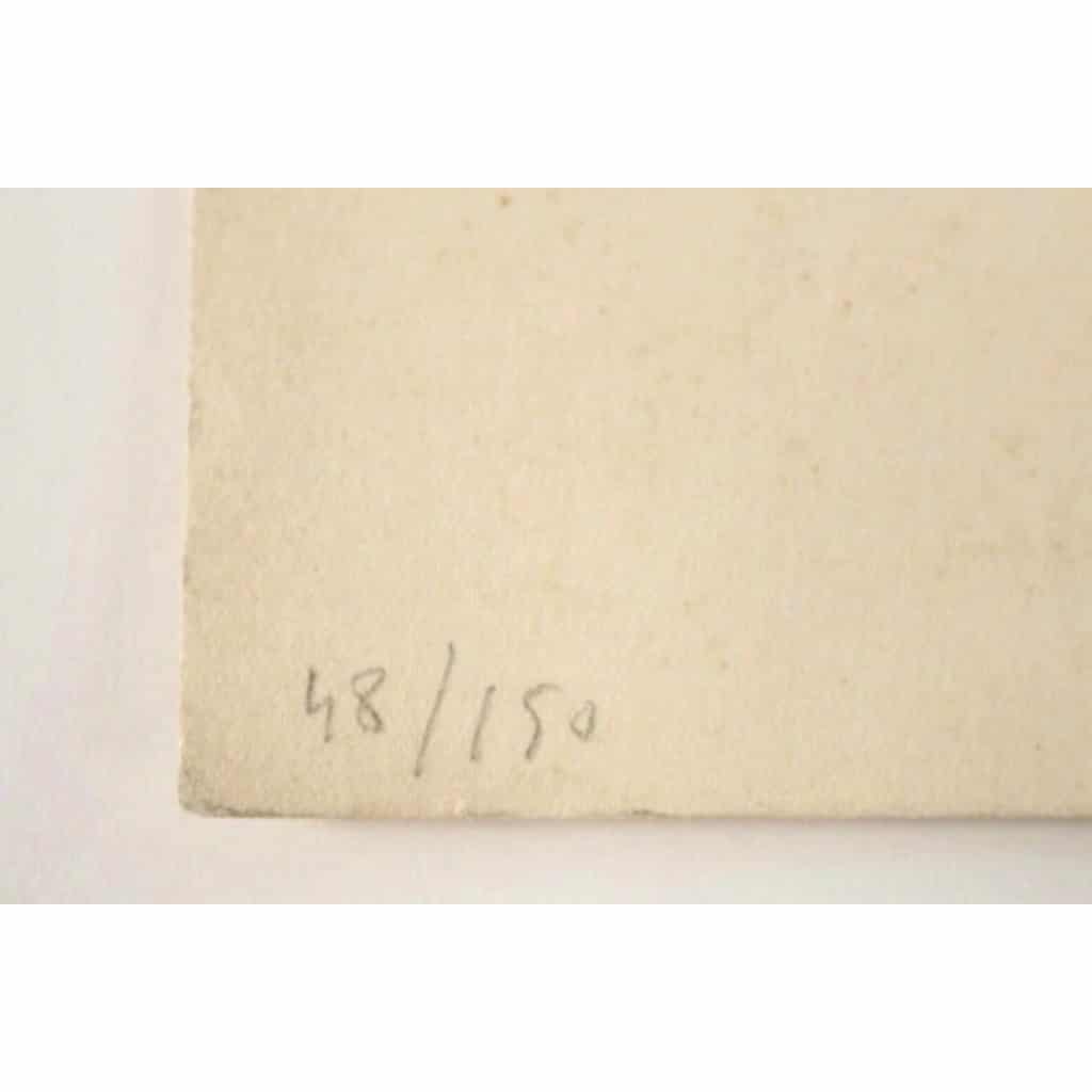 “Le Faune Rêveur” Lithography, Jean Cocteau, 1950 5