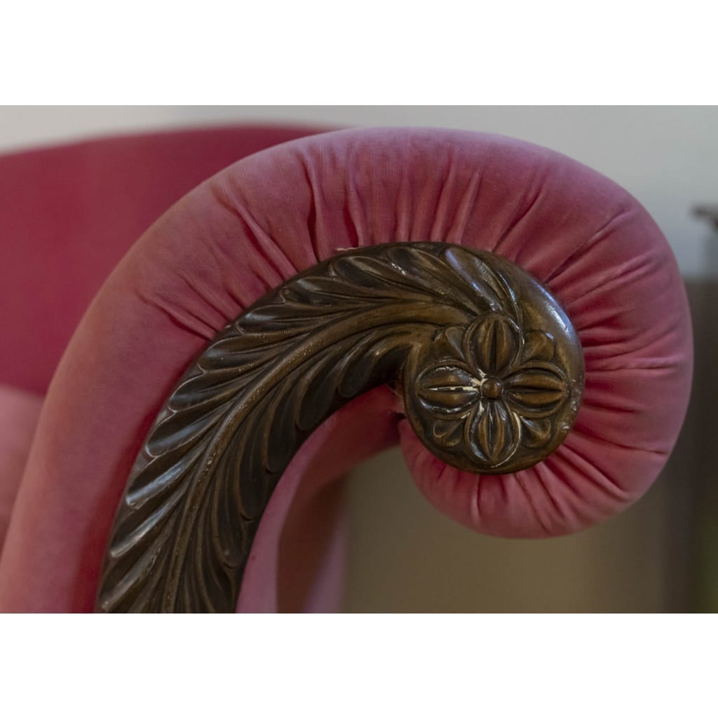 méridienne 19ème acajou 6