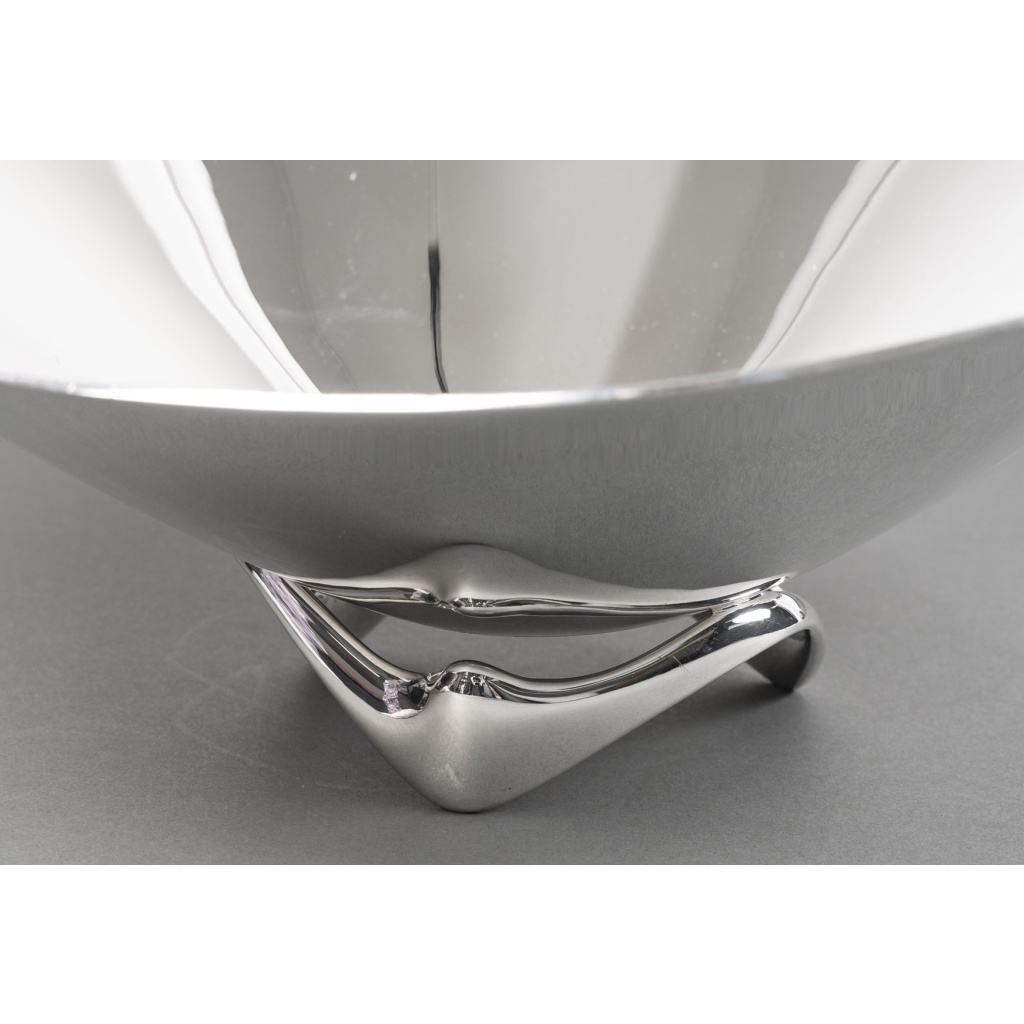 ORFEVRE G. JENSEN – H. Koppel – Centre de table en argent massif XXe 11