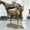 Sculpture – Jockey Et Son Cheval « Avant La Course » , Jules Moigniez (1835-1894) – Bronze 21