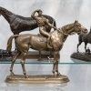 Sculpture – Jockey Et Son Cheval « Avant La Course » , Jules Moigniez (1835-1894) – Bronze 13