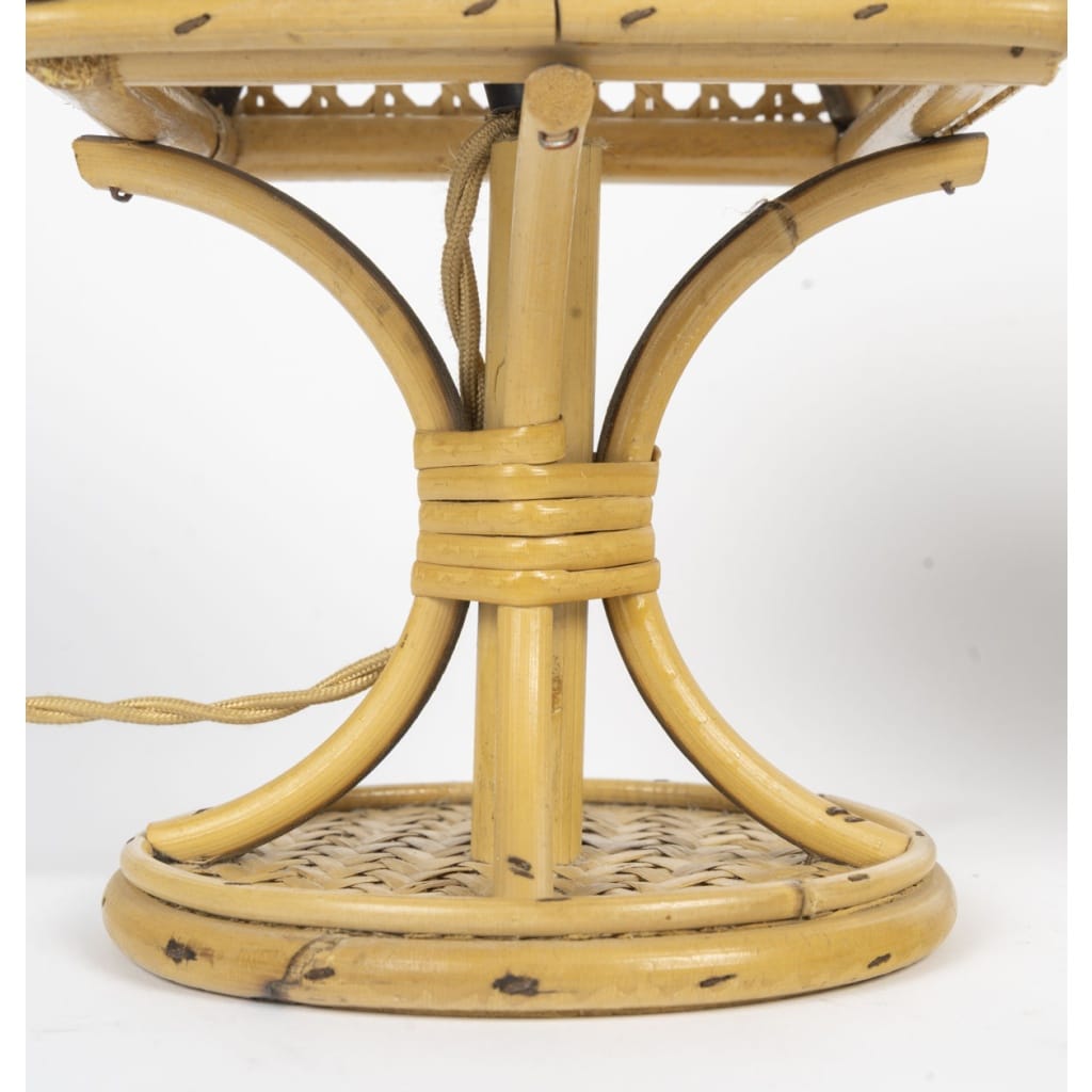 DEUX VEILLEUSES EN ROTIN 4