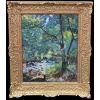 GUILLAUMIN Armand Crozant bords de la Sedelle Huile sur toile vers 1912 signée Certificat d&rsquo;authenticité du Comité 22