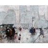 HERVE Jules Peinture impressionniste 20è Paris Les bouquinistes devant Notre Dame Huile sur Toile Signée Certificat 17 HERVE Jules Peinture impressionniste 20è Paris Les bouquinistes devant Notre Dame Huile sur Toile Signée Certificat 17