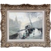 HERVE Jules Peinture Française 20è Paris La Seine et ses bouquinistes Huile sur Toile Signée Certificat d’authenticité 12 HERVE Jules Peinture Française 20è Paris La Seine et ses bouquinistes Huile sur Toile Signée Certificat d’authenticité 12