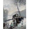 HERVE Jules Peinture Française 20è Paris La Seine et ses bouquinistes Huile sur Toile Signée Certificat d’authenticité 17 HERVE Jules Peinture Française 20è Paris La Seine et ses bouquinistes Huile sur Toile Signée Certificat d’authenticité 17