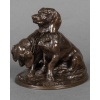Sculpture – Groupe De Bassets , Ravageot Et Ravageode , Emmanuel Frémiet (1824 -1910) – Bronze 13