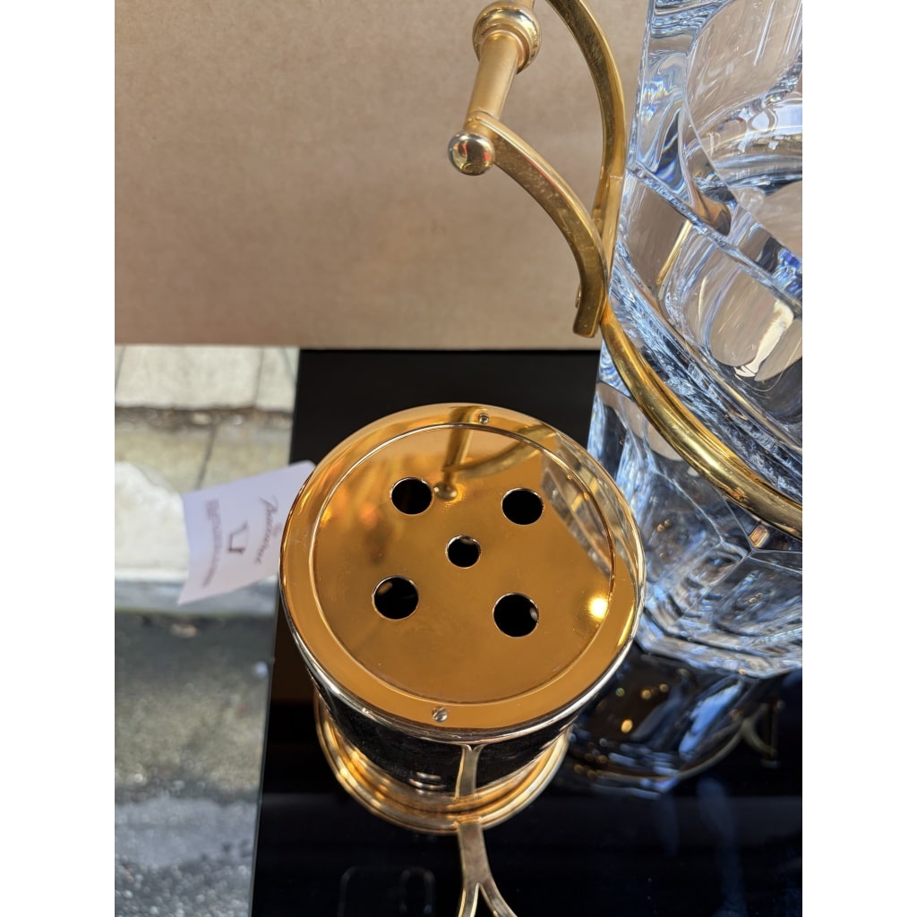 1970′ Seau A Champagne Baccarat Modèle « Harcourt » Signé état neuf 17