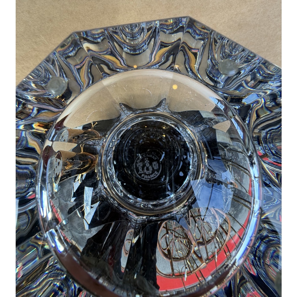 1970′ Seau A Champagne Baccarat Modèle « Harcourt » Signé état neuf 14
