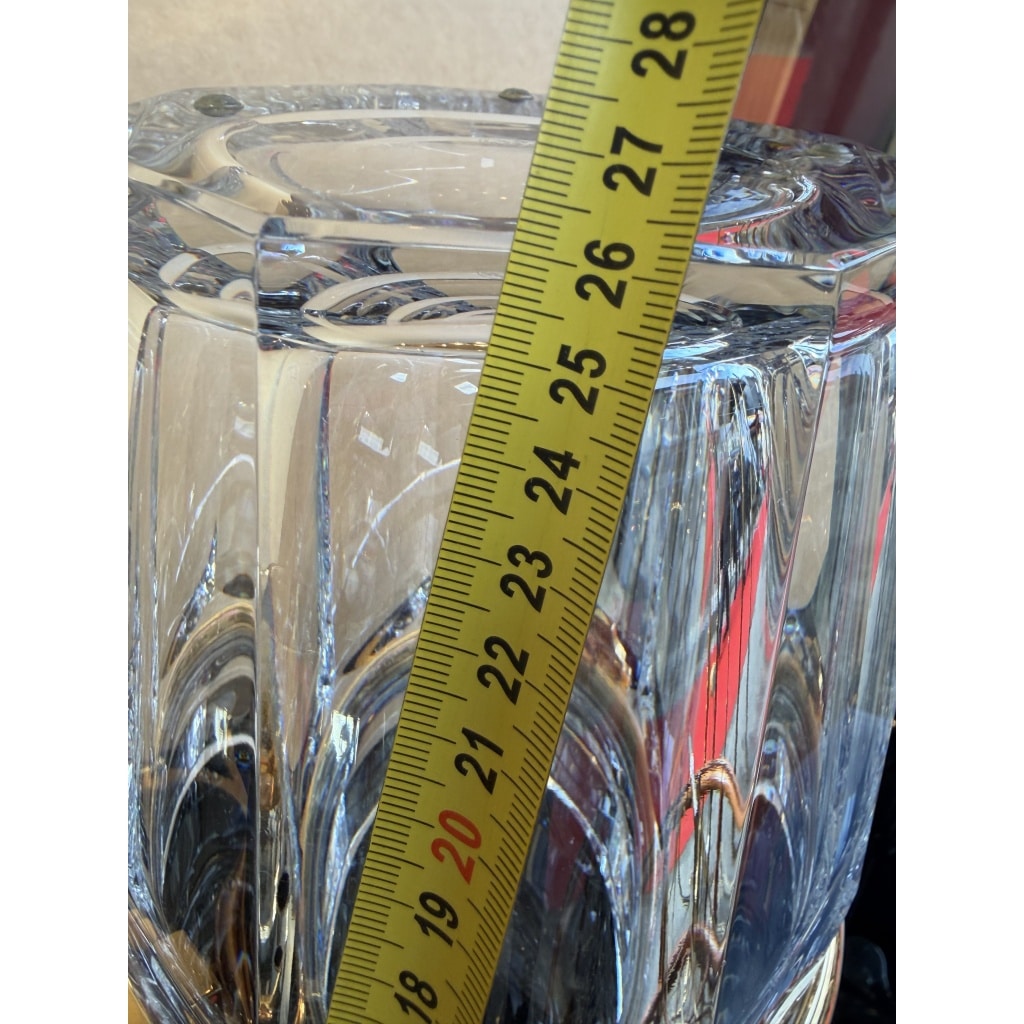 1970′ Seau A Champagne Baccarat Modèle « Harcourt » Signé état neuf 12