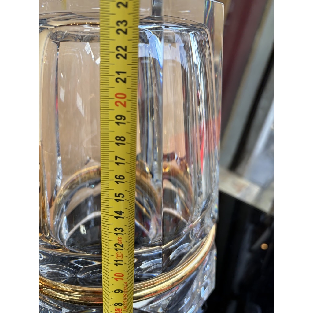 1970′ Seau A Champagne Baccarat Modèle « Harcourt » Signé état neuf 11