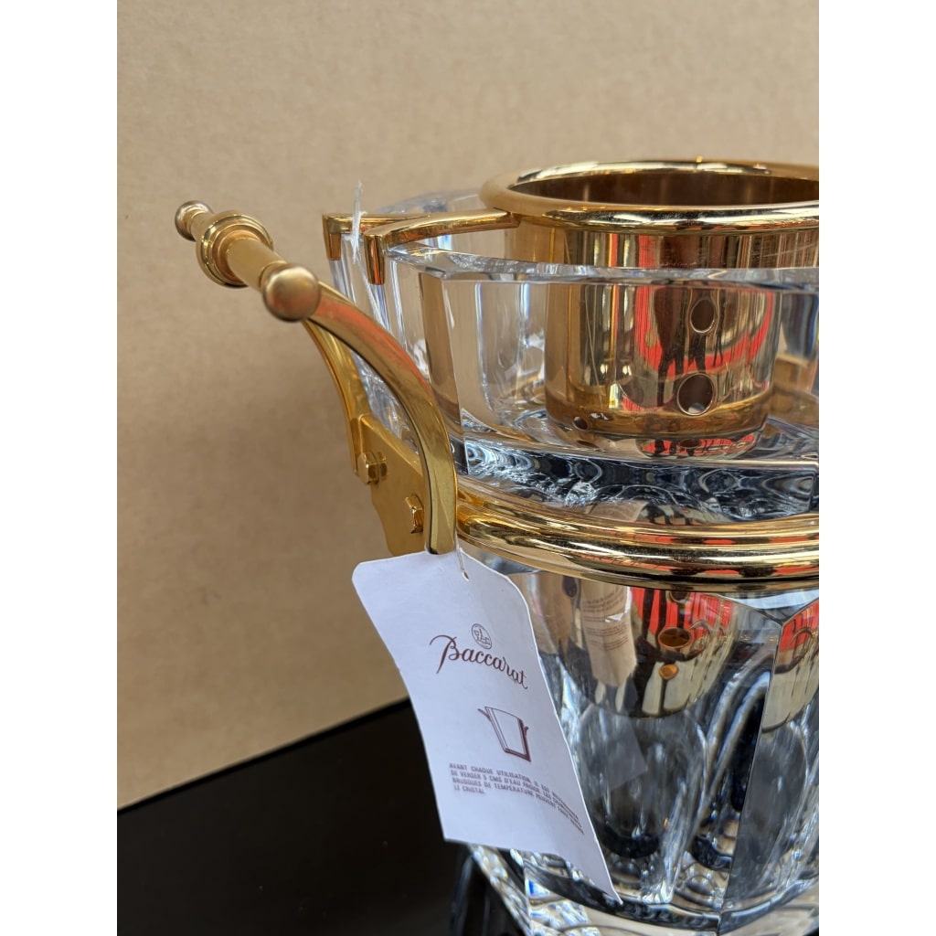 1970′ Seau A Champagne Baccarat Modèle « Harcourt » Signé état neuf 4
