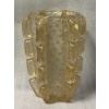 1970′ Vase Cristal Murano Avec Paillons D’ Or Signé Barovier i Toso H 36 x 26 cm 14