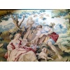 Tapisserie d&rsquo;Aubusson scène galante d&rsquo;après François Boucher 9