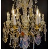 Lustre Français de la fin du XVIIIeme siècle en Bronze Doré et Cristal Taillé vers 1780 17 Lustre Français de la fin du XVIIIeme siècle en Bronze Doré et Cristal Taillé vers 1780 17