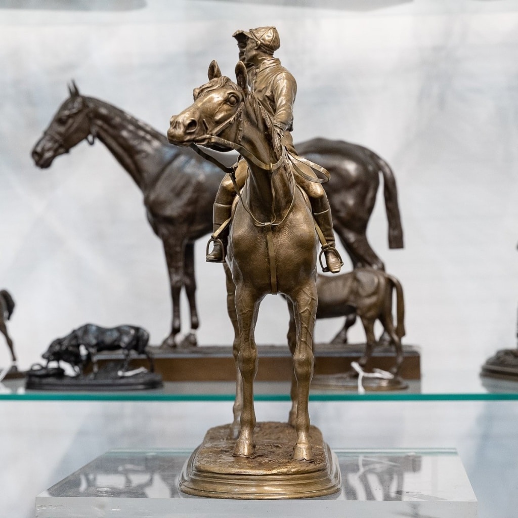 Sculpture – Jockey Et Son Cheval « Avant La Course » , Jules Moigniez (1835-1894) – Bronze 6