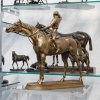 Sculpture – Jockey Et Son Cheval « Avant La Course » , Jules Moigniez (1835-1894) – Bronze 19