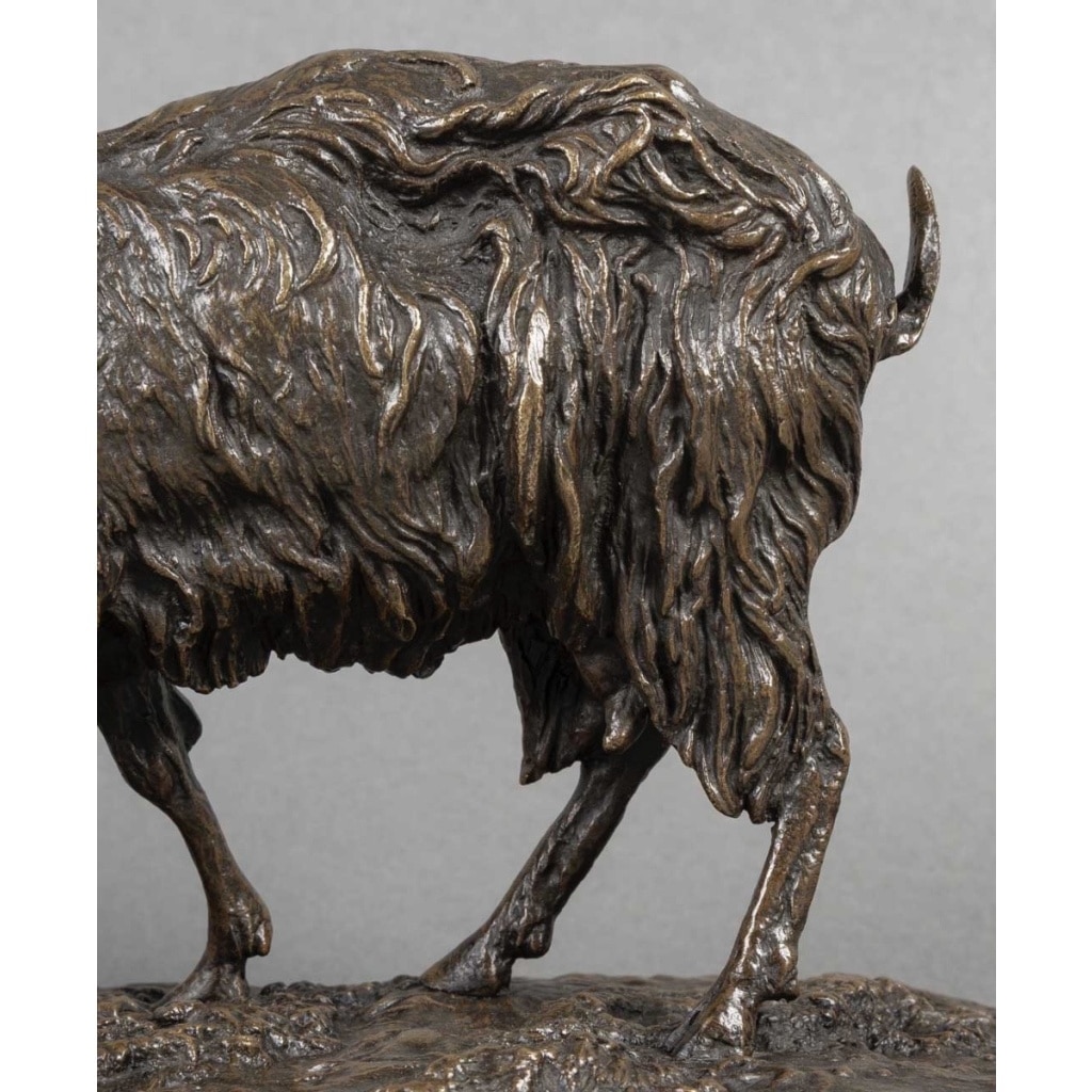 Sculpture – Chèvre Broutant , Pierre – Jules Mêne (1810-1879) – Bronze 9 Sculpture – Chèvre Broutant , Pierre – Jules Mêne (1810-1879) – Bronze 9