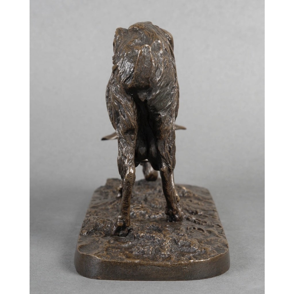 Sculpture – Chèvre Broutant , Pierre – Jules Mêne (1810-1879) – Bronze 10 Sculpture – Chèvre Broutant , Pierre – Jules Mêne (1810-1879) – Bronze 10