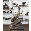Sculpture – Famille De Cervidés , Hippolyte Heizler (1828-1871) – Bronze 19