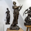 Sculpture – Sapho , Emmanuel Villanis (1858-1914) – Bronze 13