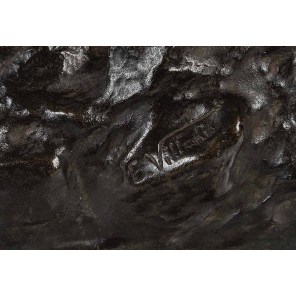 Sculpture – Sapho , Emmanuel Villanis (1858-1914) – Bronze 9