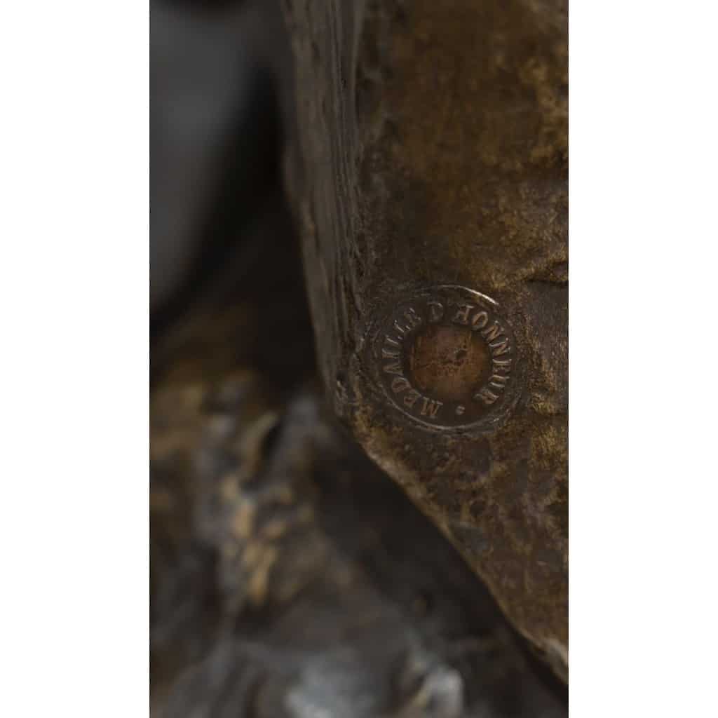 Sculpture – L’ Écoute , Mathurin Moreau (1822-1912) – Bronze 10