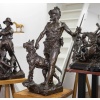 Sculpture – Le Chasseur Gaulois , Marcel Debut (1865-1933) – Bronze 15 Sculpture – Le Chasseur Gaulois , Marcel Debut (1865-1933) – Bronze 15