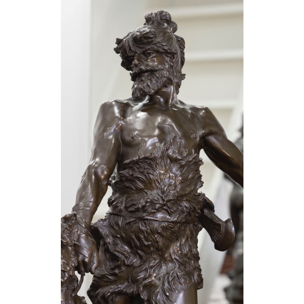 Sculpture – Le Chasseur Gaulois , Marcel Debut (1865-1933) – Bronze 4 Sculpture – Le Chasseur Gaulois , Marcel Debut (1865-1933) – Bronze 4