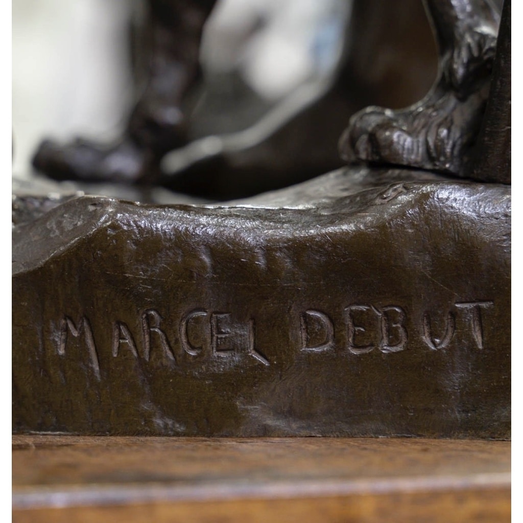 Sculpture – Le Chasseur Gaulois , Marcel Debut (1865-1933) – Bronze 13 Sculpture – Le Chasseur Gaulois , Marcel Debut (1865-1933) – Bronze 13