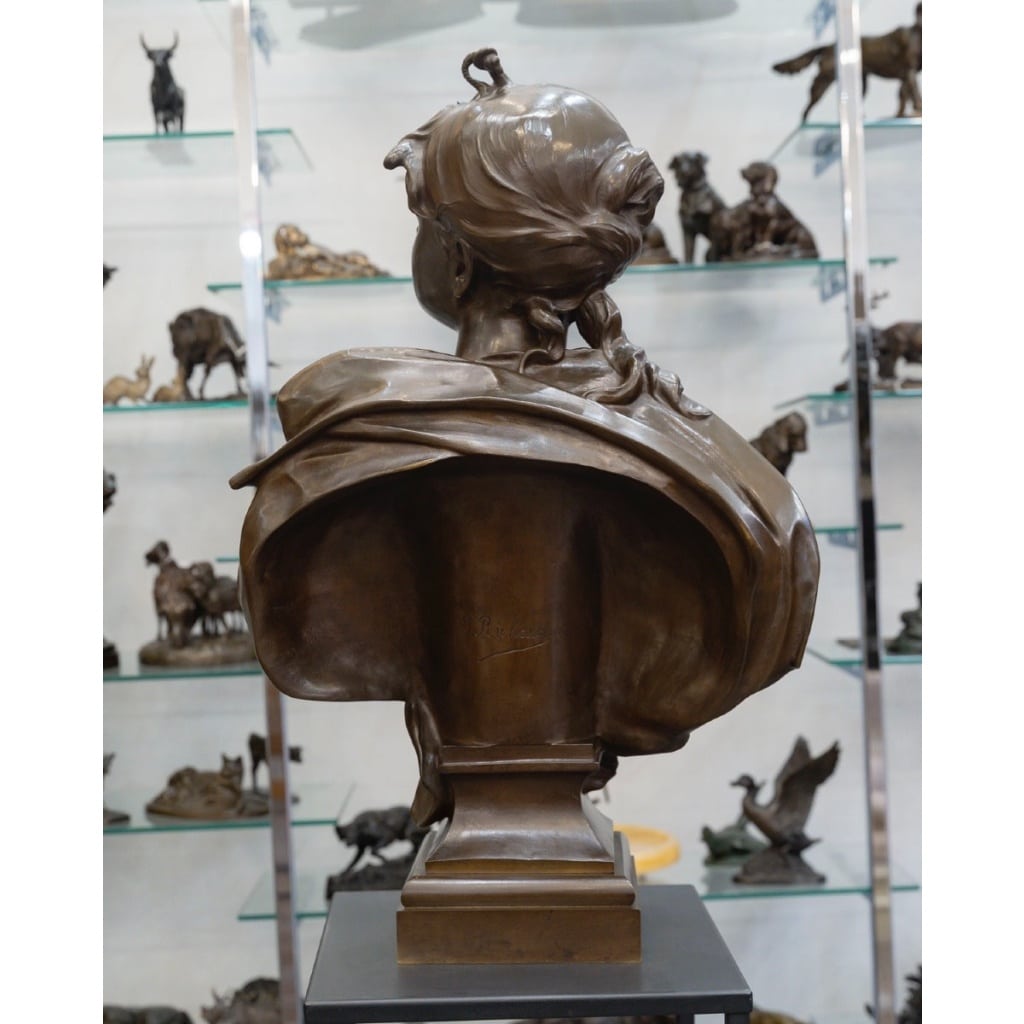 Sculpture – Éspérance , Félix Pierre Richard (1848-1912) – Bronze 6