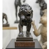 Sculpture – Le Lion Marchant , Antoine – Louis Barye (1795-1875) – Bronze 12