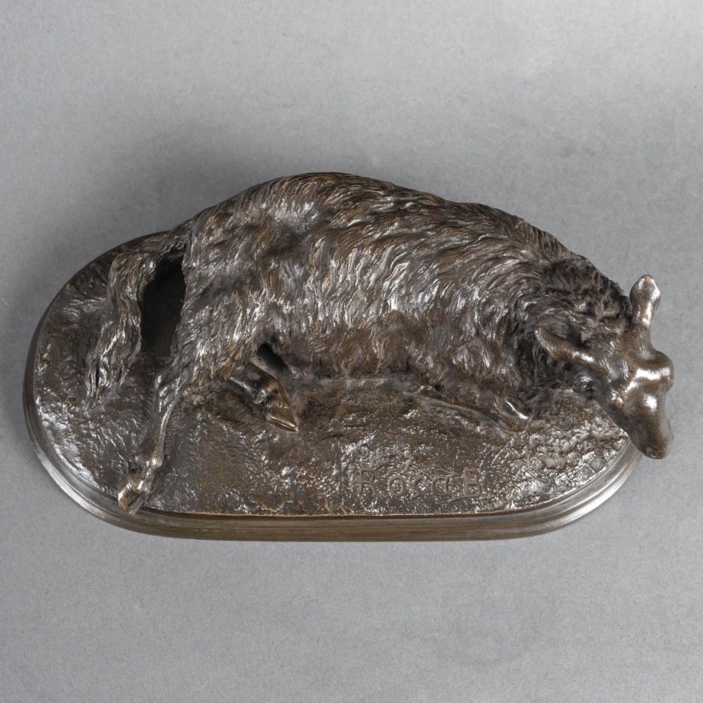 Sculpture – Mouton Couché , Rosa Bonheur (1822-1899) – Bronze 8