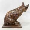 Sculpture – Le Bouledogue , Louis Henri Nicot (1878-1944) – Bois 17