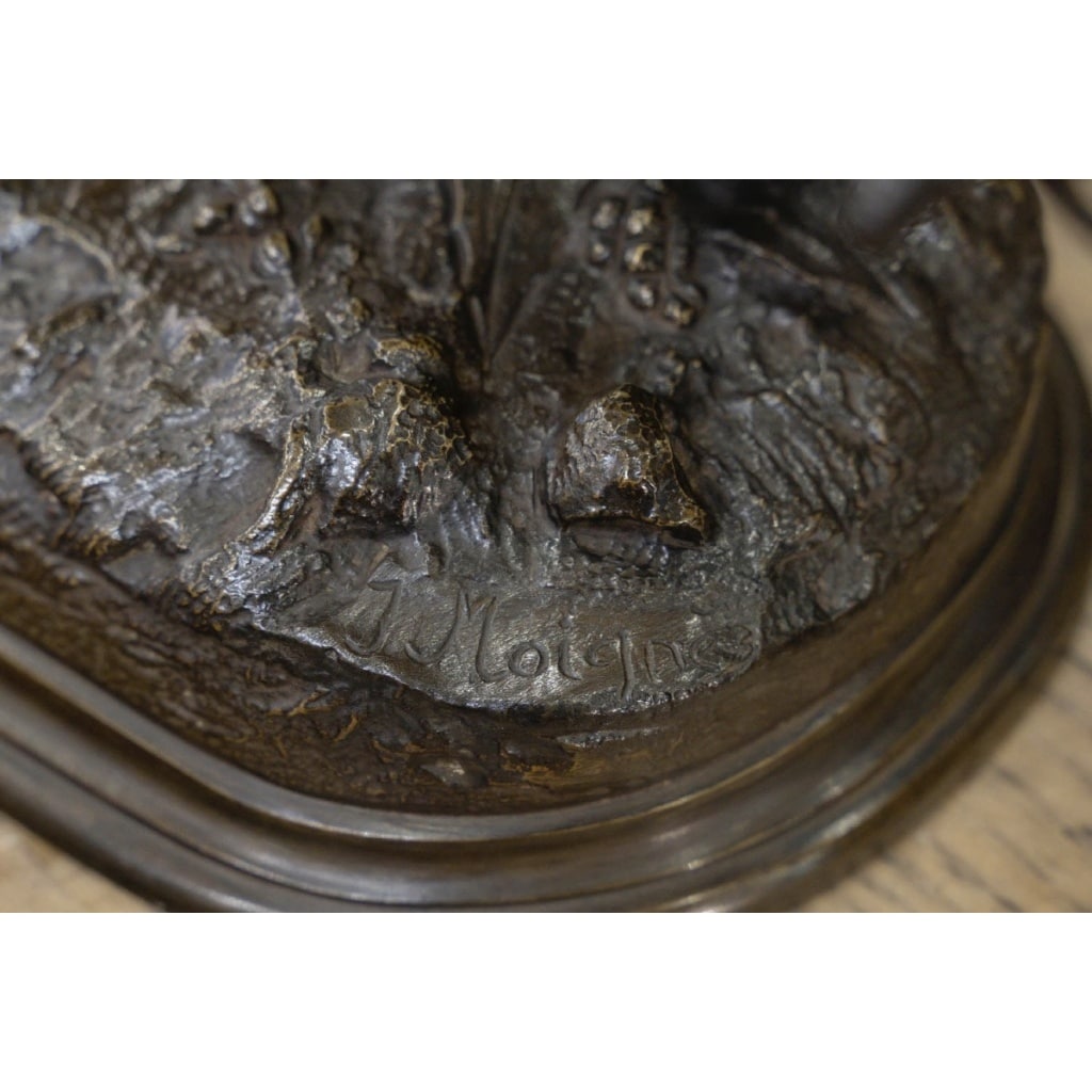 Sculpture – Bécasse À L’ Envol , Jules Moigniez (1835-1894) – Bronze 11