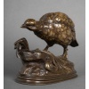 Sculpture – La Perdrix Et L’Escargot , Prosper Lecourtier (1851-1924) – Bronze 12 Sculpture – La Perdrix Et L’Escargot , Prosper Lecourtier (1851-1924) – Bronze 12