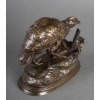 Sculpture – La Perdrix Et L’Escargot , Prosper Lecourtier (1851-1924) – Bronze 15 Sculpture – La Perdrix Et L’Escargot , Prosper Lecourtier (1851-1924) – Bronze 15