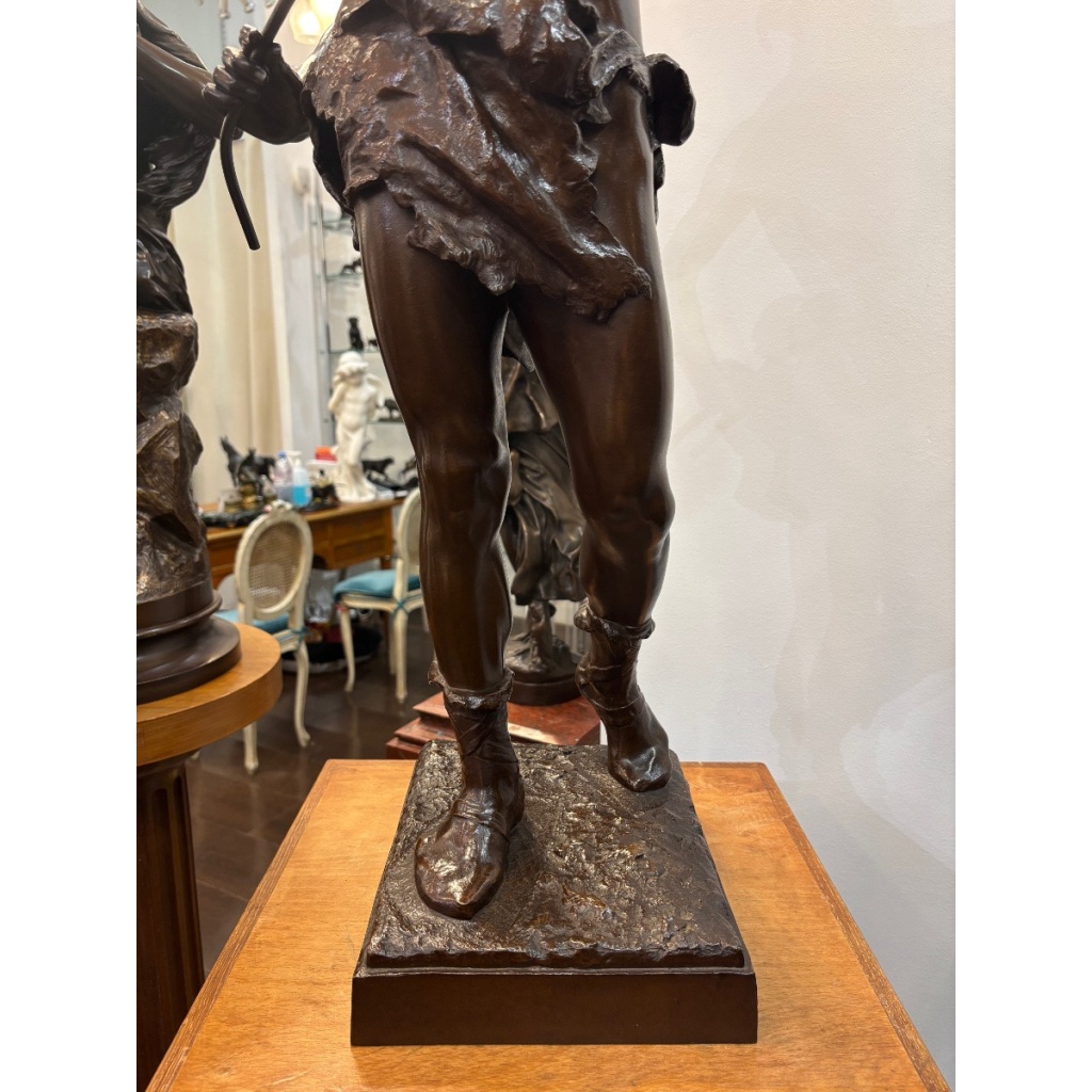 Sculpture – Le Charmeur De Serpent , Eugène Marioton (1857-1933) – Bronze 12 Sculpture – Le Charmeur De Serpent , Eugène Marioton (1857-1933) – Bronze 12