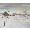 Jean-Laurent BUFFET-CHALLIÉ (1880-1943) Paysage de neige, Jura 12