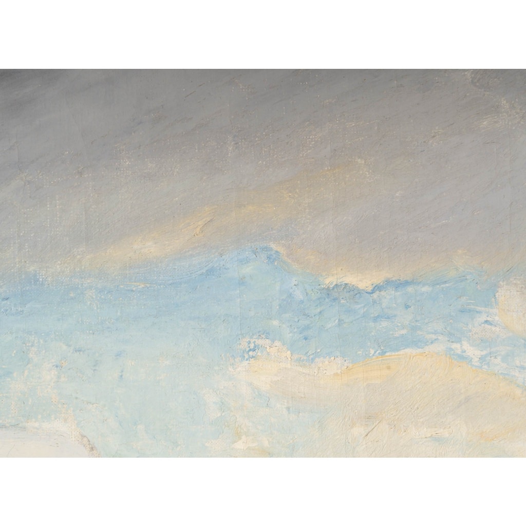 Jean-Laurent BUFFET-CHALLIÉ (1880-1943) Paysage de neige, Jura 10