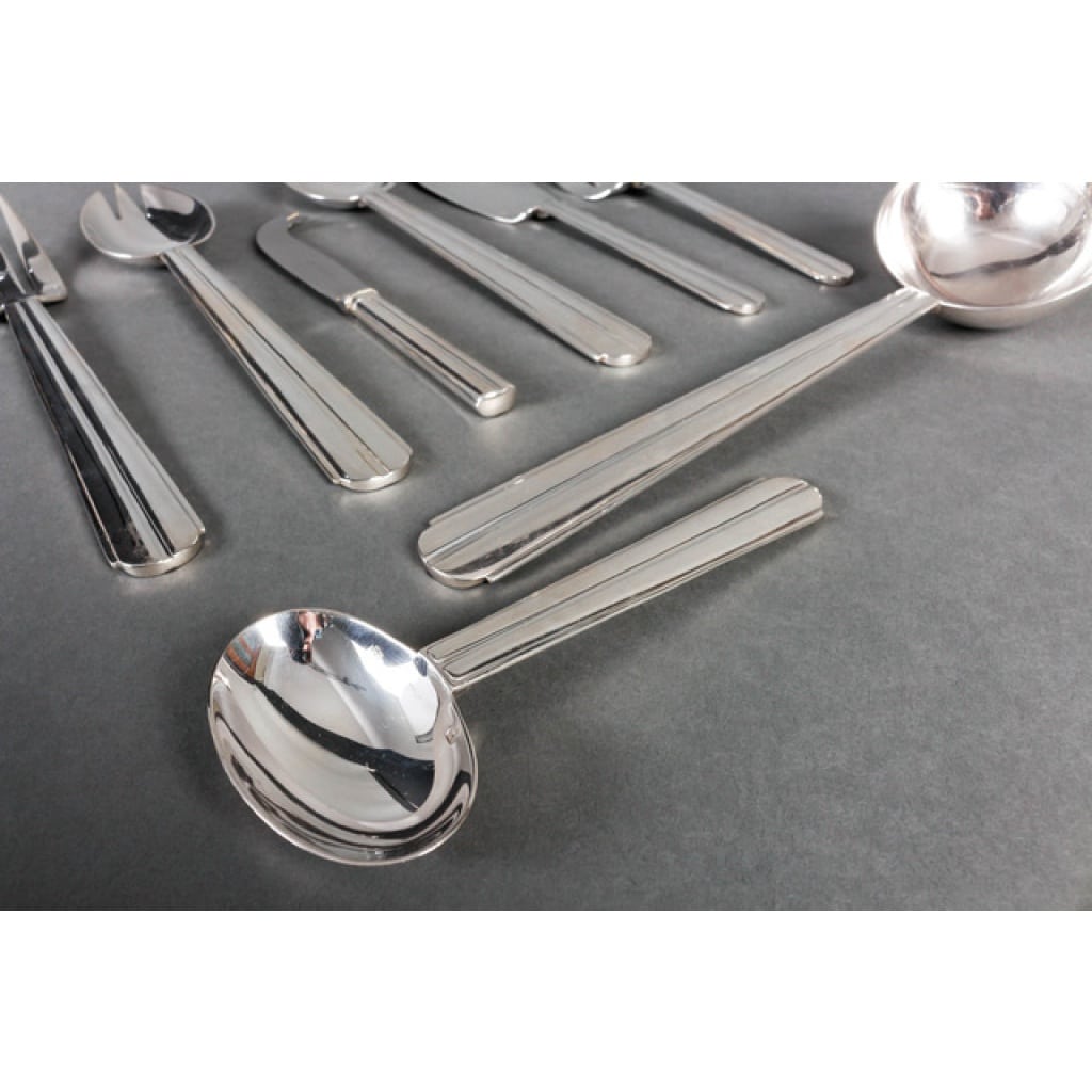 Jean E. Puiforcat – Ménagère « Chantaco » 71 pièces 17