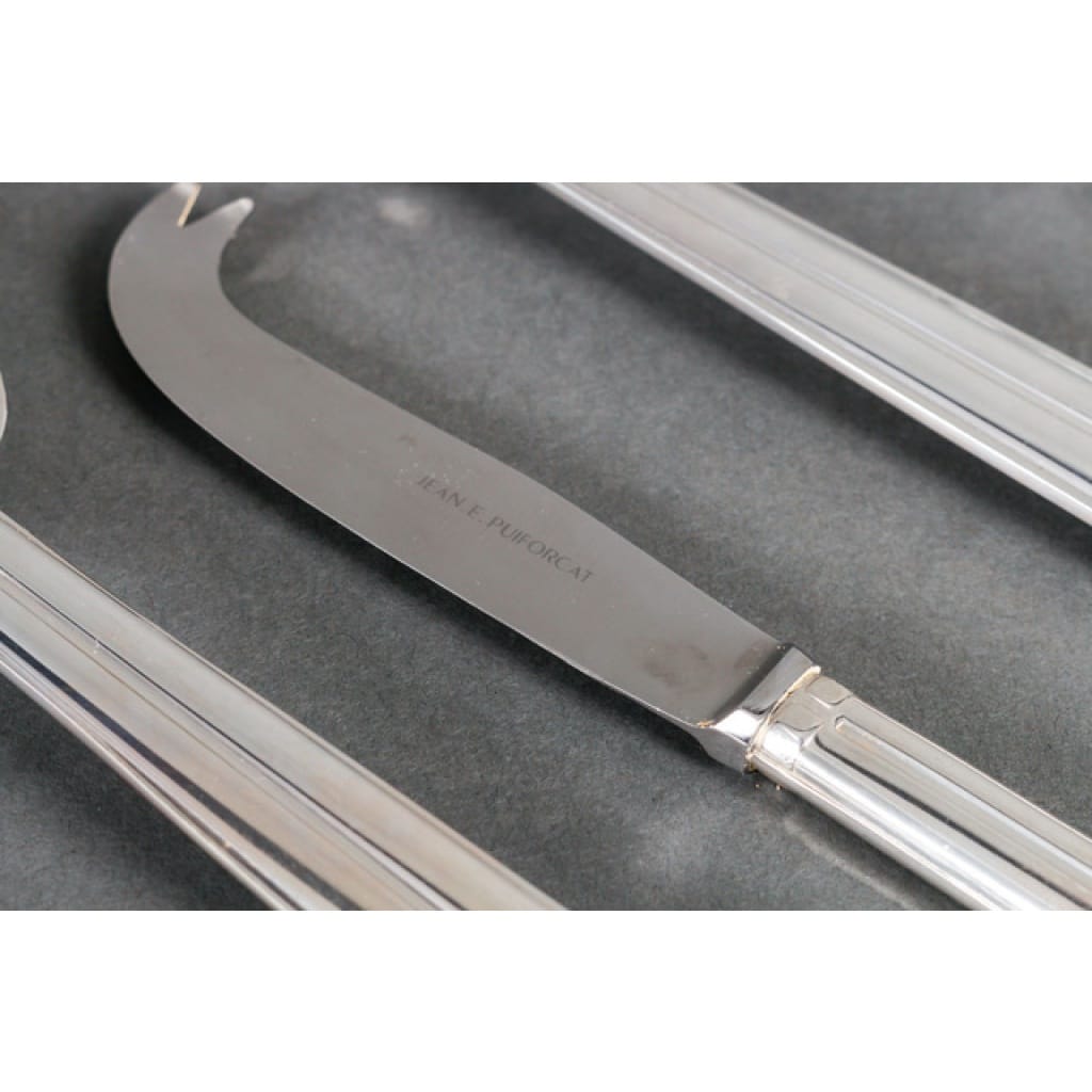 Jean E. Puiforcat – Ménagère « Chantaco » 71 pièces 15